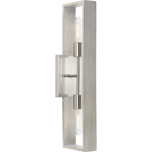 Boundary Two Light Wall Bracket in Brushed Nickel (54|P710126009)