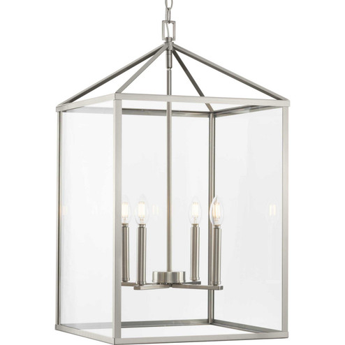 Hillcrest Four Light Foyer Pendant in Brushed Nickel (54|P500441009)