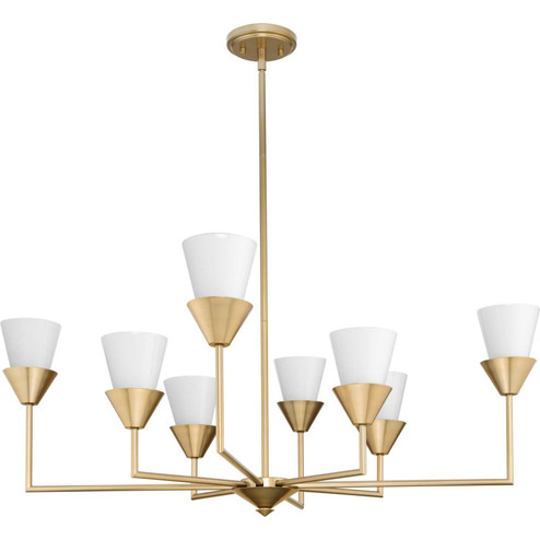 Pinellas Eight Light Chandelier in Soft Gold (54|P400373205)