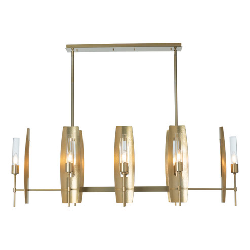 Passage Eight Light Pendant in Modern Brass (39|131080SKTMULT86FD0611)