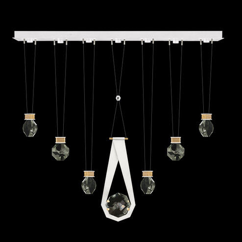 Aria LED Linear Pendant in White/Gold Accents (48|10000722444444)