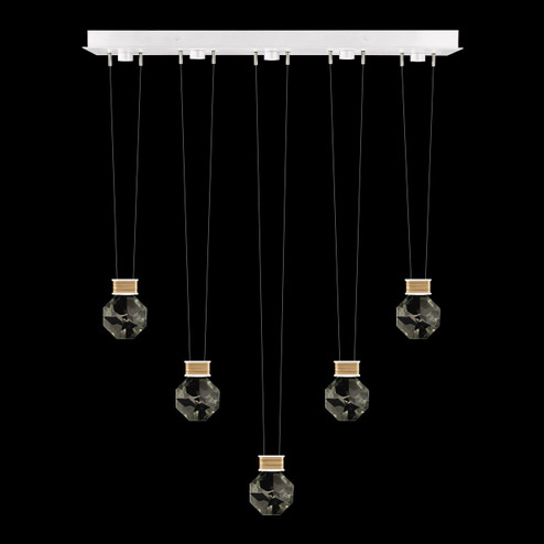 Aria LED Linear Pendant in White/Gold Accents (48|100006244444)