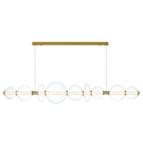 Atomo LED Linear Chandelier in Gold (40|47257016)