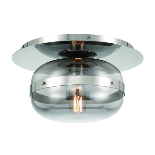 Nottingham One Light Flushmount in Nickel (40|37086024)