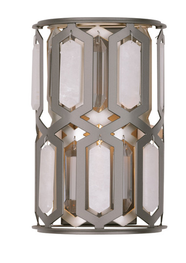 Hexly One Light Wall Sconce in Bronze & Sultry Silver (7|3581795)