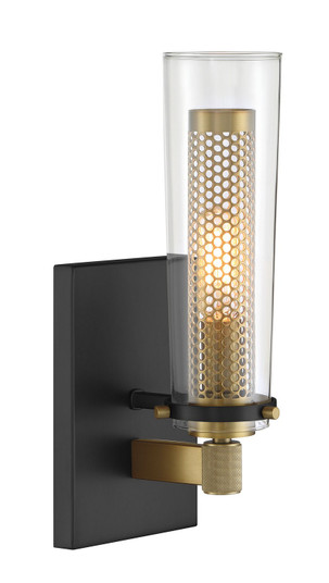Emmerham One Light Wall Sconce in Coal And Soft Brass (7|2181726)