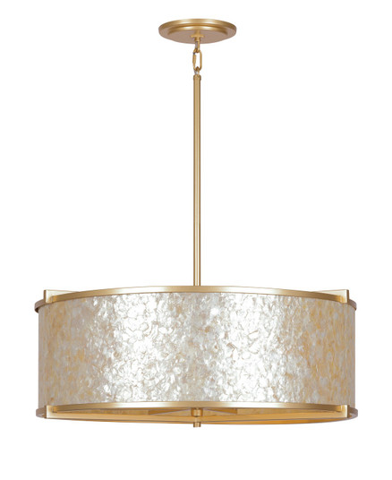Sommers Bend Six Light Pendant in Fawn Gold (29|N1935760)