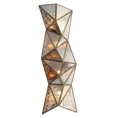 Geo-Gem Four Light Wall Sconce in Brass Antique (29|N1694863)