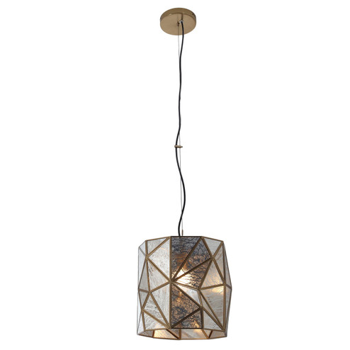 Geo-Gem One Light Mini Pendant in Brass Antique (29|N1691863)