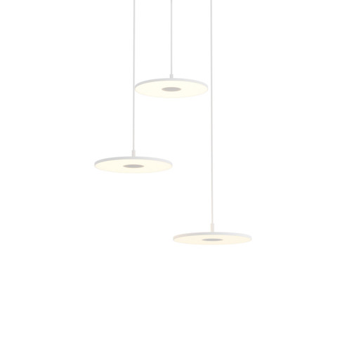 Yurei LED Pendant in Matte White (240|YUPC3SWMWT)