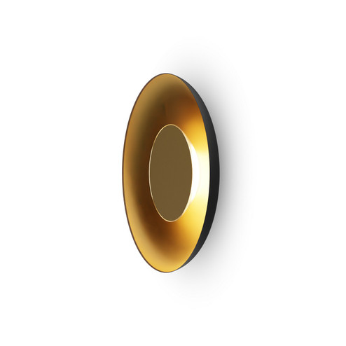 Ramen LED Wall Sconce in Matte Black w/ Gold (240|RMW12SWBRSHW24BDMBG)