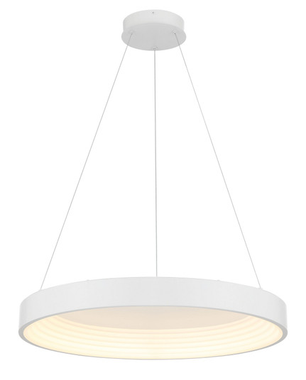 Conc LED Pendant in Matte White (42|P555544BL)