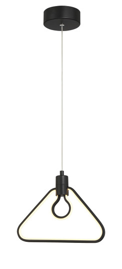 Edison's Outline LED Pendant in Coal Black (42|P190566AL)