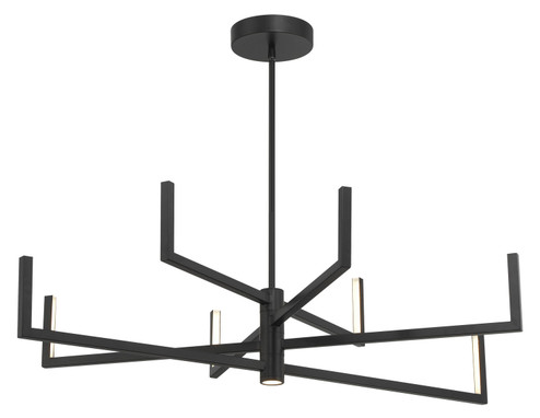 Articular LED Chandelier in Coal Black (42|P147866AL)