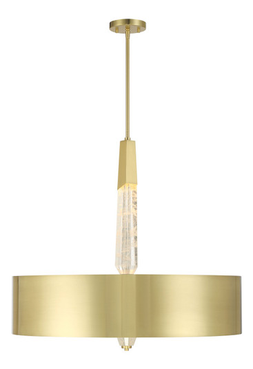 Drifting Droplets LED Pendant in Brushed Brass (42|P1285859L)