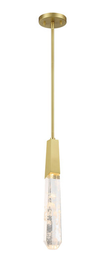 Drifting Droplets LED Mini Pendant in Brushed Brass (42|P1283859L)