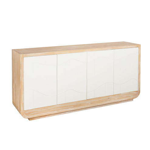 Wavecrest Credenza in Off White (45|S007511772)