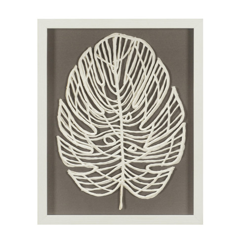 Paradise Leaf II Wall Art in Off White (45|S003612128)