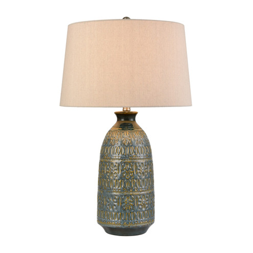 Burnie One Light Table Lamp in Blue Glazed (45|S001911143)