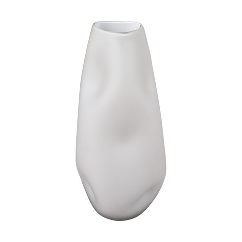 Dent Vase in White (45|H004710986)