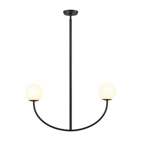 Doby Two Light Pendant in Matte Black (45|H001810372)