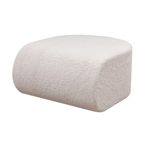 Keeler Pouf in White (45|H001510819)