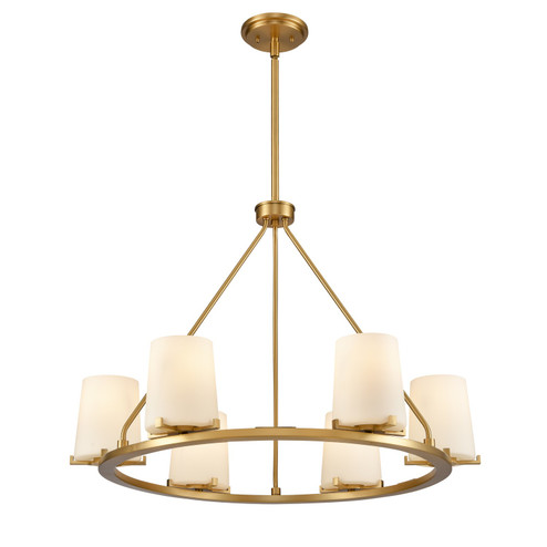 Votisse Six Light Chandelier in Lacquered Brass (45|901566)