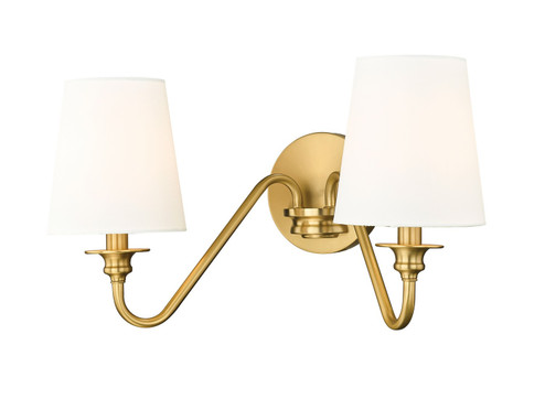 Gianna Two Light Wall Sconce in Modern Gold (224|75092SMGLD)
