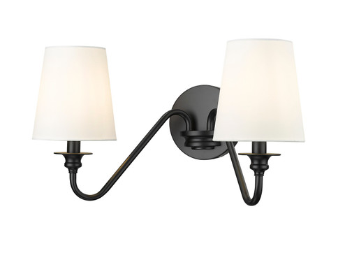 Gianna Two Light Wall Sconce in Matte Black (224|75092SMB)