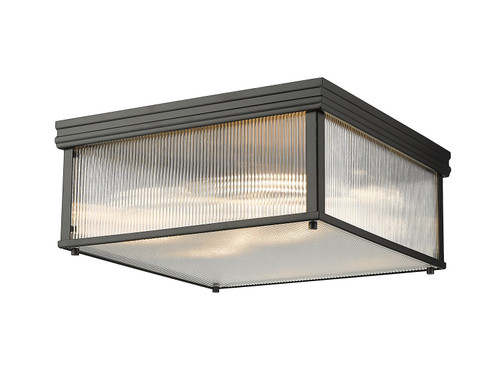 Carnaby Four Light Flush Mount in Matte Black (224|7504FS18MB)