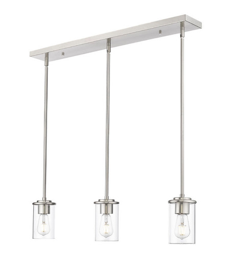 Thayer Three Light Pendant in Brushed Nickel (224|742MP3BN)