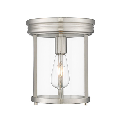 Thayer One Light Flush Mount in Brushed Nickel (224|742F9BN)
