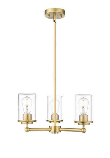Thayer Three Light Chandelier in Luxe Gold (224|7423LG)