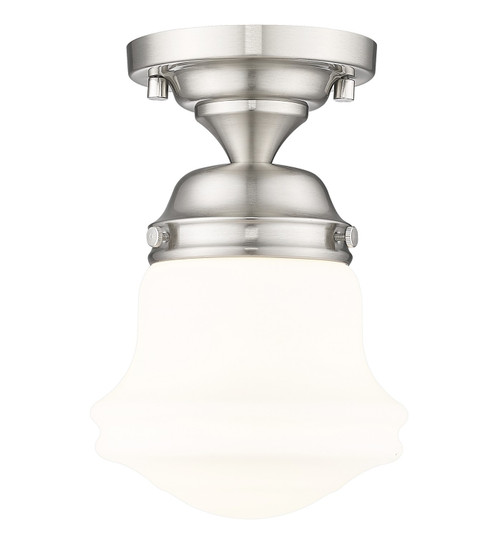 Vaughn One Light Flush Mount in Brushed Nickel (224|735F1BN)