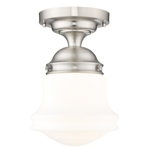 Vaughn One Light Flush Mount in Brushed Nickel (224|735F10BN)