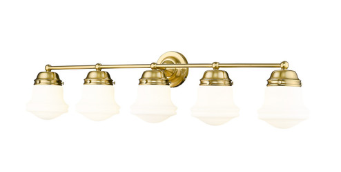Vaughn Five Light Vanity in Luxe Gold (224|7355VLG)