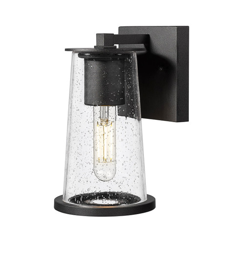 Bar Harbor One Light Outdoor Wall Light in Sand Black (224|5004SBK)