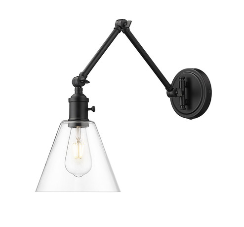 Gayson One Light Wall Sconce in Matte Black (224|348SMB)