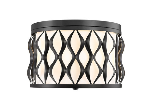 Harden Three Light Flush mount in Matte Black (224|1948F12MB)