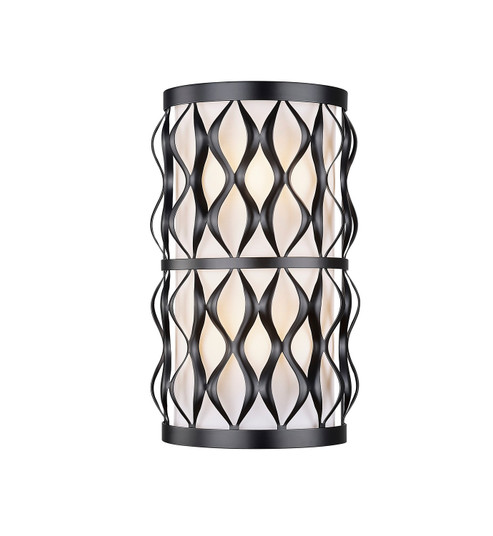 Harden Two Light Wall Sconce in Matte Black (224|19482SMB)