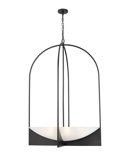 Devon Eight Light Chandelier in Matte Black (224|194748MB)