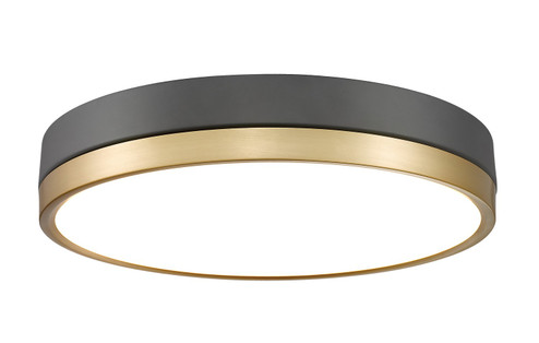 Algar LED Flush Mount in Matte Black / Modern Gold (224|1006F16MBMGLDLED)