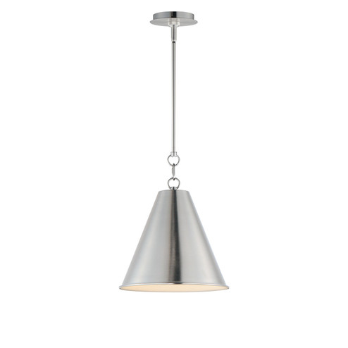 Veritas One Light Pendant in Satin Nickel (16|15162SN)