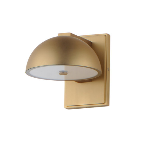 Cauldron LED Outdoor Wall Sconce in Gold (86|E30245GLD)