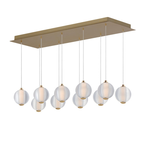 Rhythm LED Linear Pendant in Gold (86|E24648144GLD)