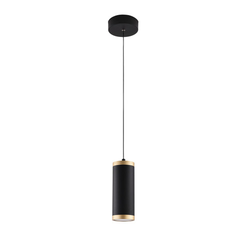 Cuff LED Pendant in Black / Gold (86|E22941BKGLD)