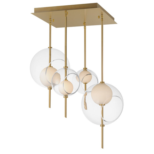 Martini LED Pendant in Natural Aged Brass (86|E1109610NAB)