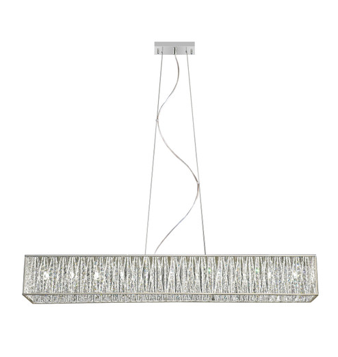 Terra 11 Light Island Pendant in Chrome (224|872CH56)