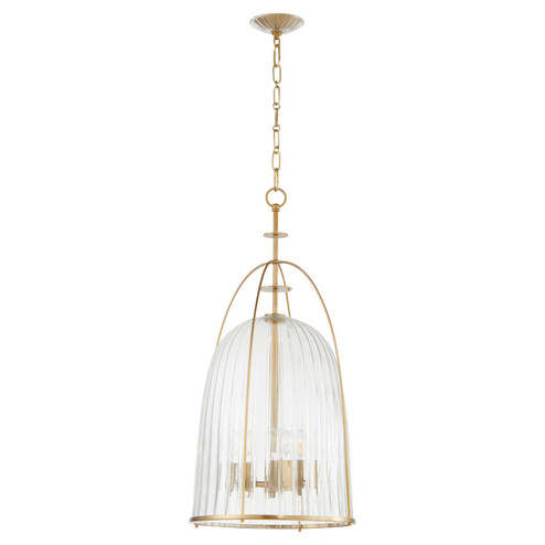 Alice Three Light Pendant in Aged Brass (19|864380)