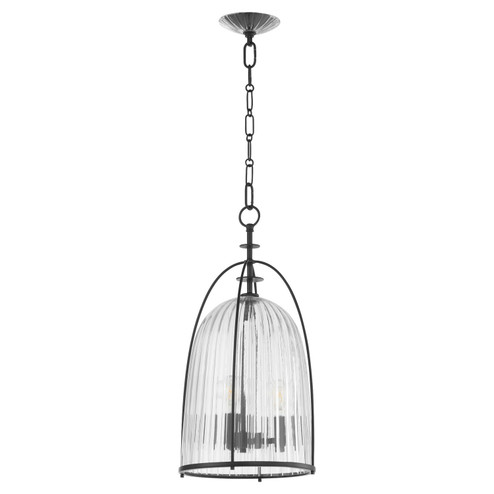 Alice Three Light Pendant in Matte Black (19|863359)